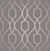 Fine Decor Apex Geo Trellis Copper FD41998 Wallpaper